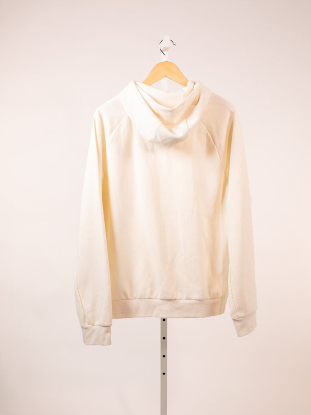 Nike Dri-Fit Hoodie Cream White Pullover Sweatshirt - Picture 2 of 2